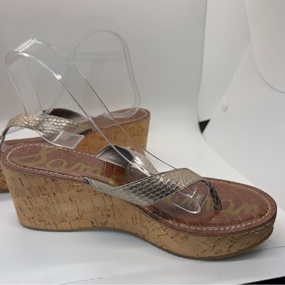 Sam Edelman Flip Flop Wedge Sandal 9.5 - Picture 8 of 10